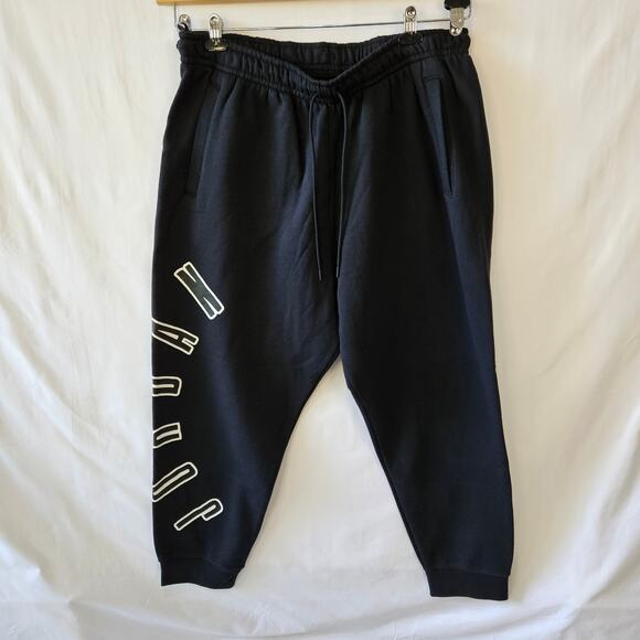 Air Jordan Standard Fit Joggers Black FB7027-010 XXL - Picture 1 of 13